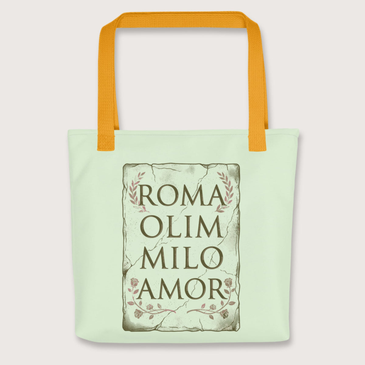 Yellow Roma Amor Bag - history buff gift by HistoHead