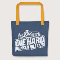 Yellow Die Hard Bunker Hill 1775 Bag - history buff gift by HistoHead