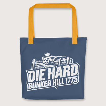 Yellow Die Hard Bunker Hill 1775 Bag - history buff gift by HistoHead