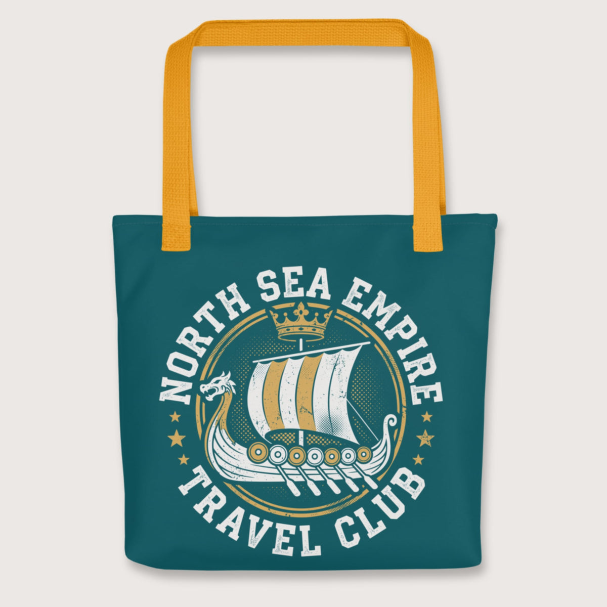 Yellow North Sea Empire Travel Club Bag - history buff gift by HistoHead