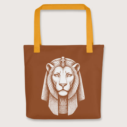 Yellow Sekhmet Bag - history buff gift by HistoHead