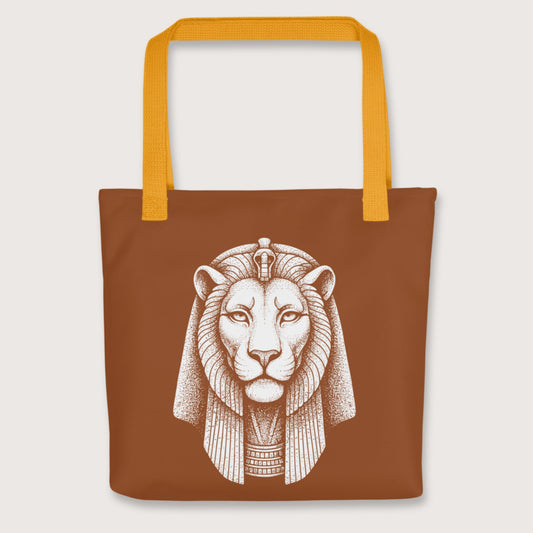 Yellow Sekhmet Bag - history buff gift by HistoHead
