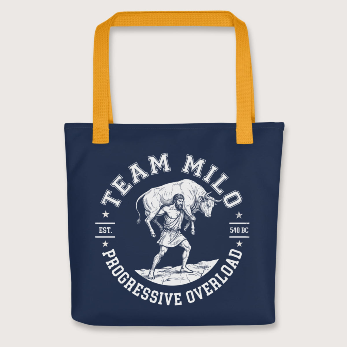 Yellow Team Milo Bag - history buff gift by HistoHead