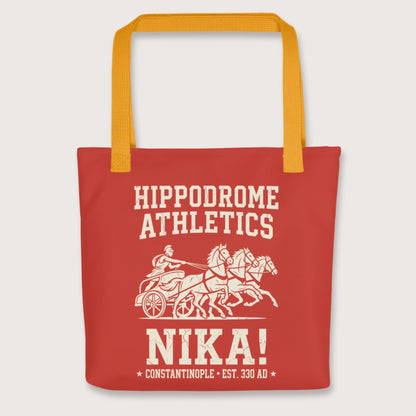Yellow Hippodrome Athletics Bag - history buff gift by HistoHead