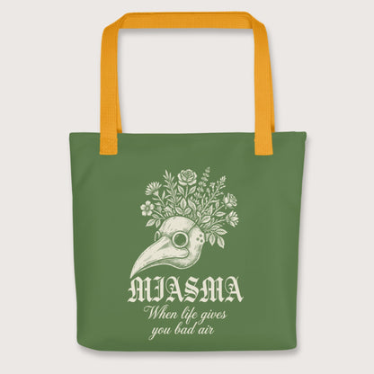 Yellow Miasma When Life Gives You Bad Air Bag - history buff gift by HistoHead