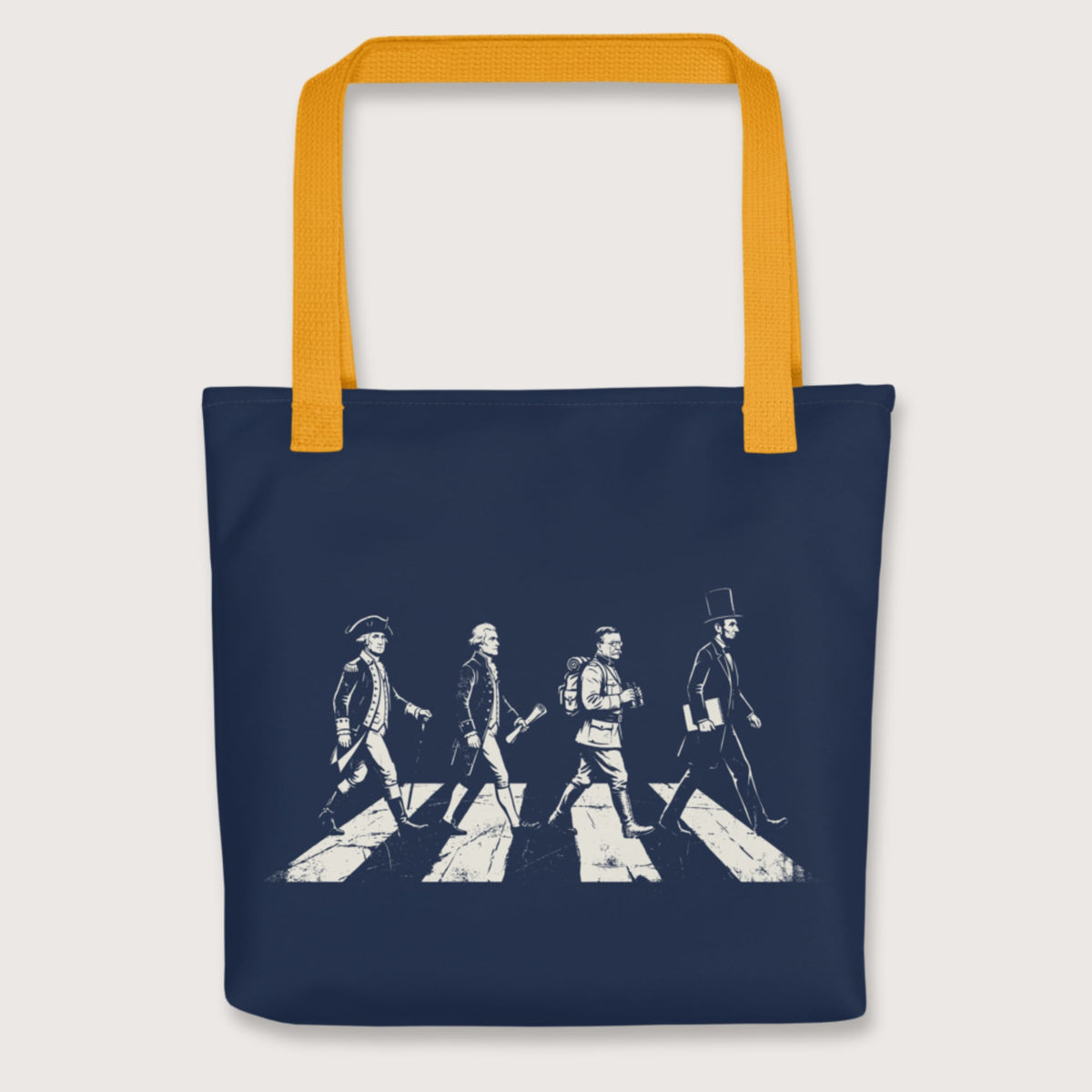 Yellow Rushmore Road Bag - history buff gift by HistoHead
