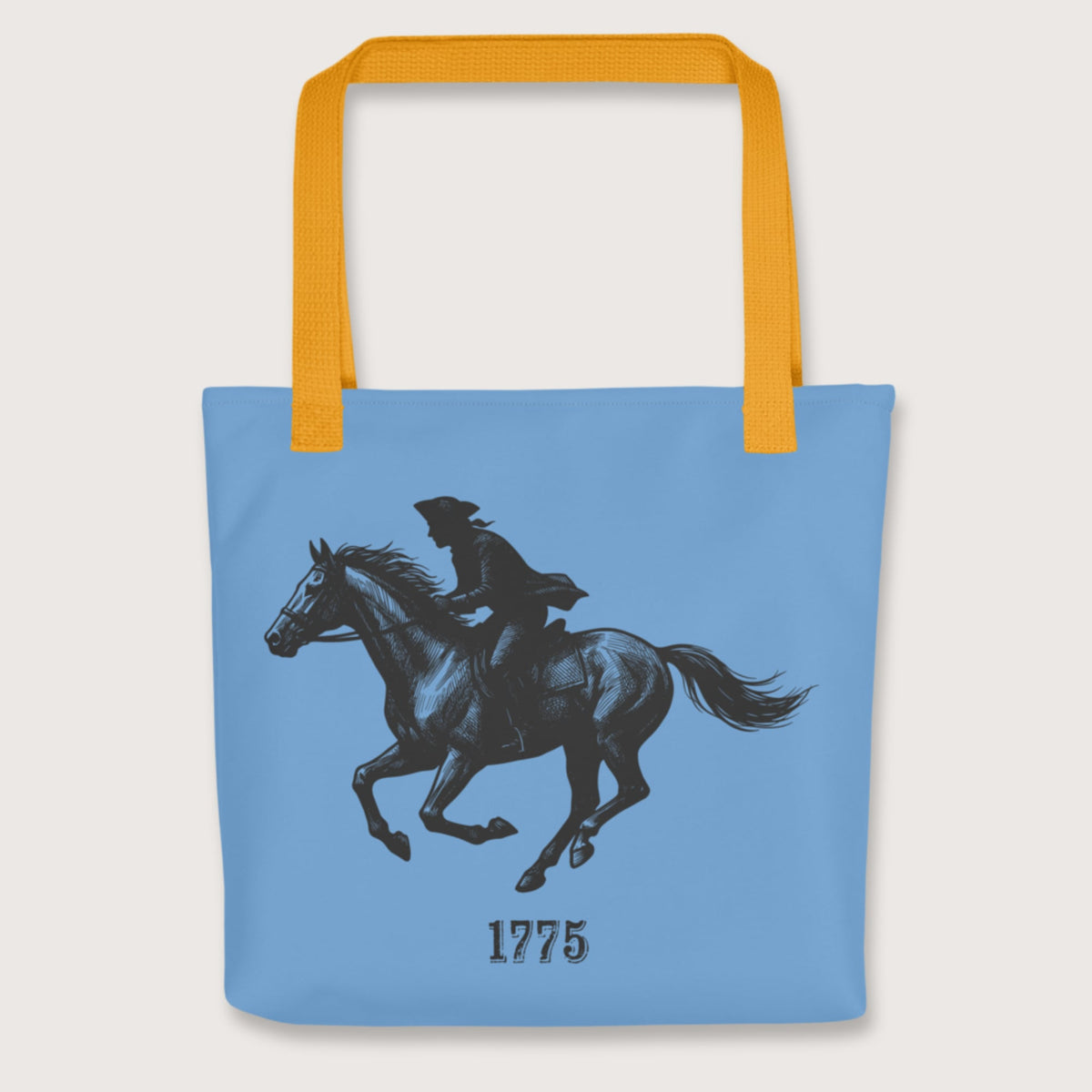 Yellow Paul Revere Bag - history buff gift by HistoHead