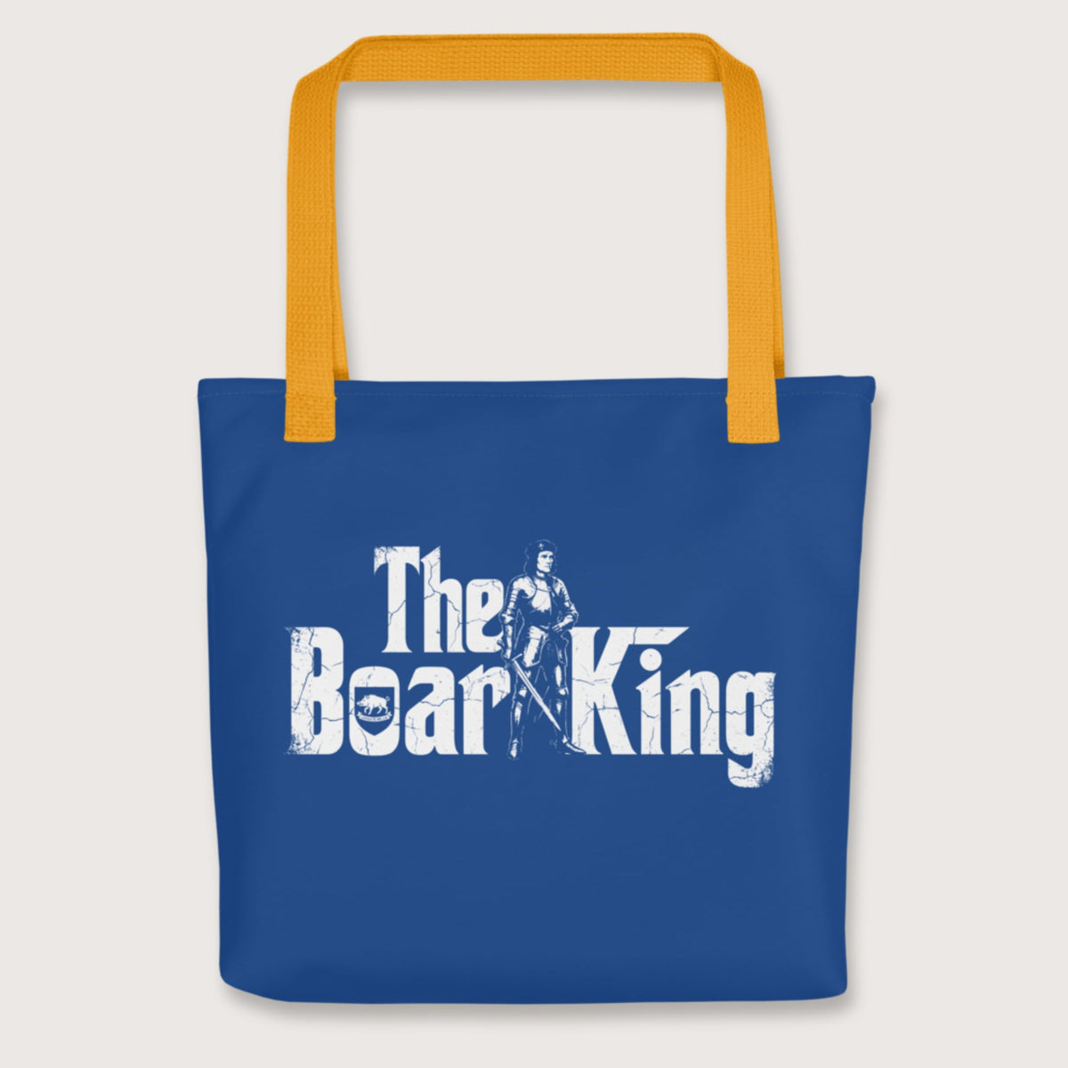 Yellow Richard III The Boar King Bag - history buff gift by HistoHead