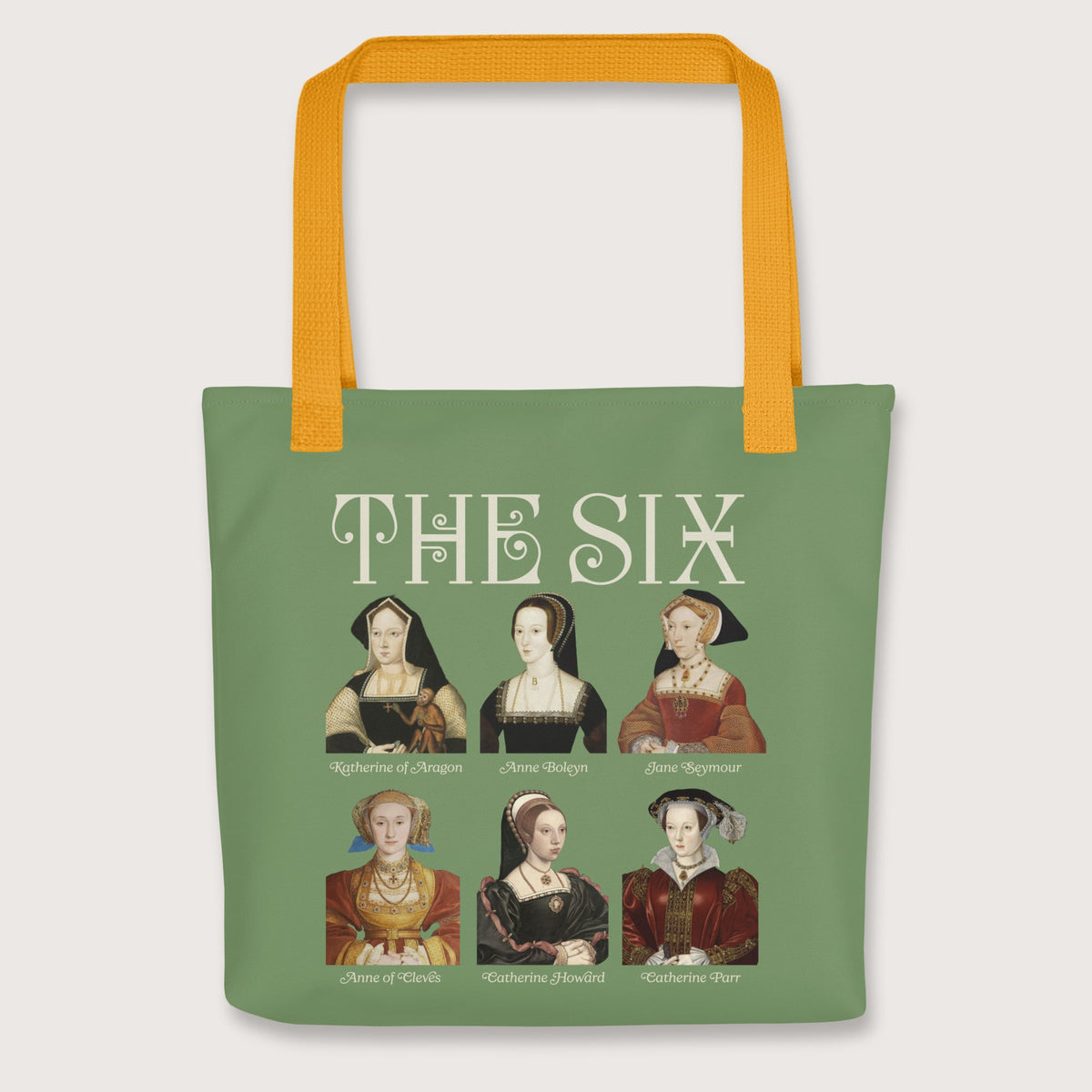 Yellow The Six Bag - history buff gift by HistoHead