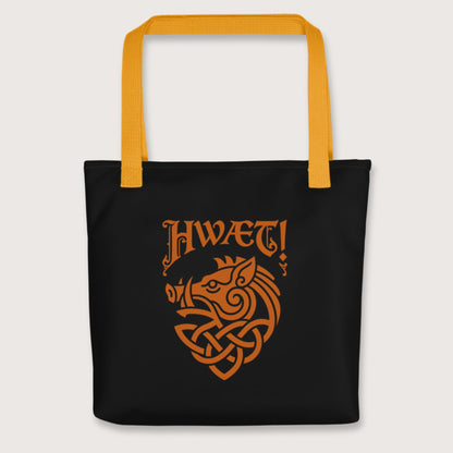 Yellow Hwaet Boar Bag - history buff gift by HistoHead