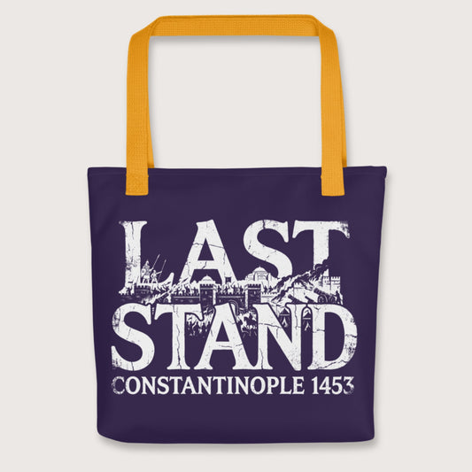 Yellow Last Stand Constantinople 1453 Bag - history buff gift by HistoHead