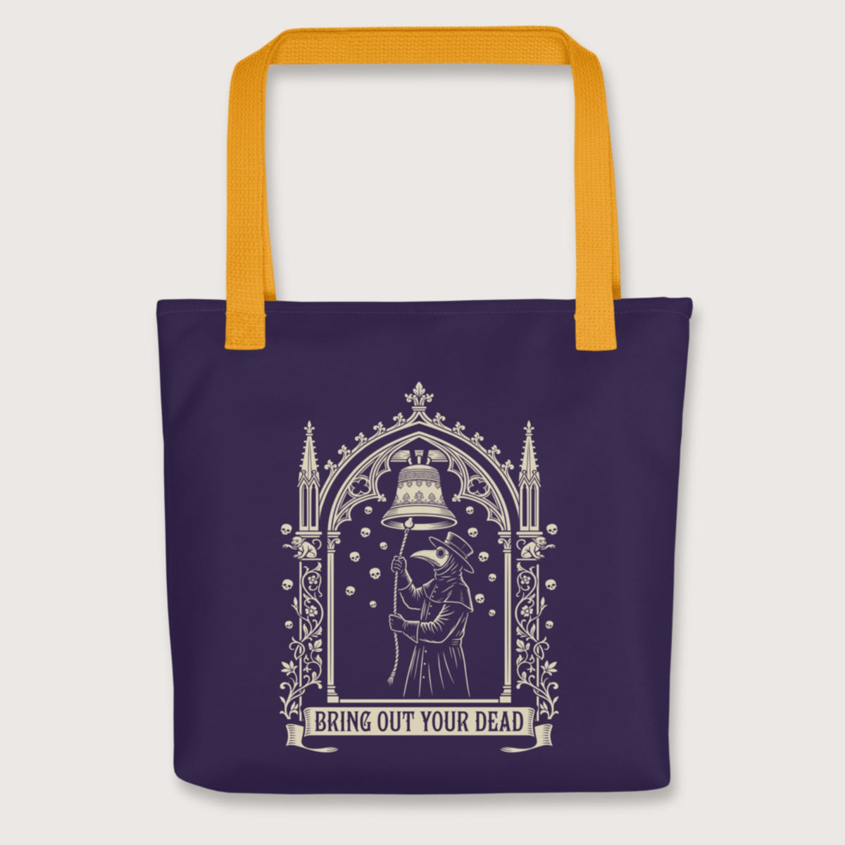 Yellow Bring Out Your Dead Bag - history buff gift by HistoHead