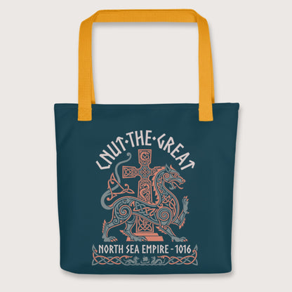 Yellow Cnut the Great Bag - history buff gift by HistoHead