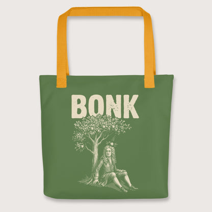 Yellow Newton Bonk Bag - history buff gift by HistoHead