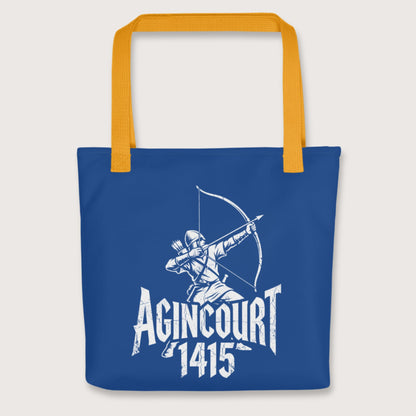 Yellow Agincourt 1415 Longbowman Bag - history buff gift by HistoHead