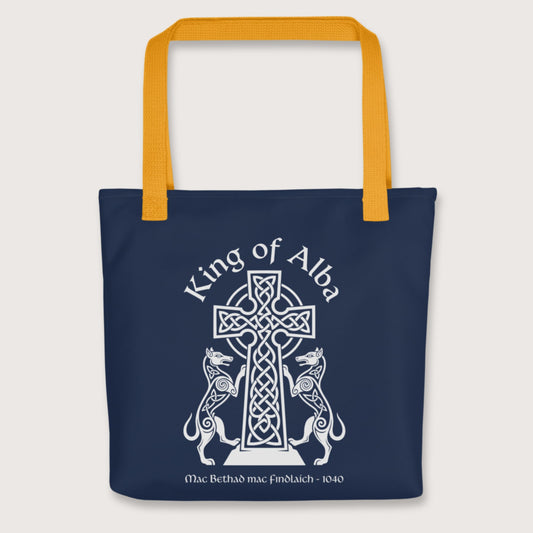 Yellow King of Alba Bag - history buff gift by HistoHead