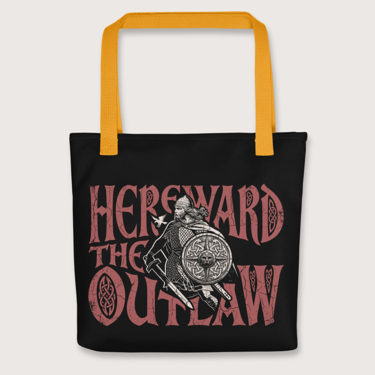 Yellow Hereward the Outlaw Bag - history buff gift by HistoHead
