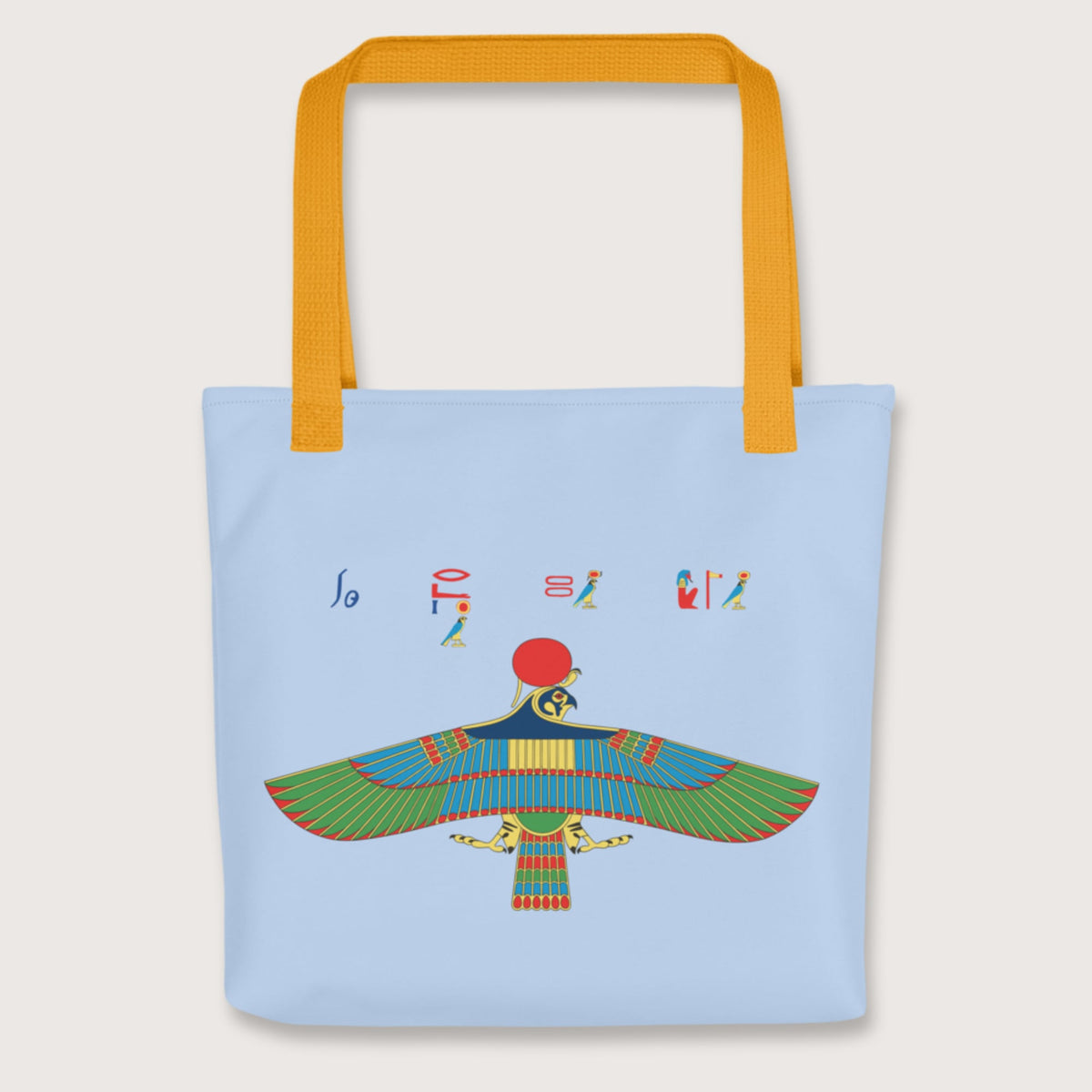 Yellow Hawk Emblem of Ra Bag - history buff gift by HistoHead