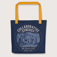 Yellow Collaborative Synergy Bag - history buff gift by HistoHead
