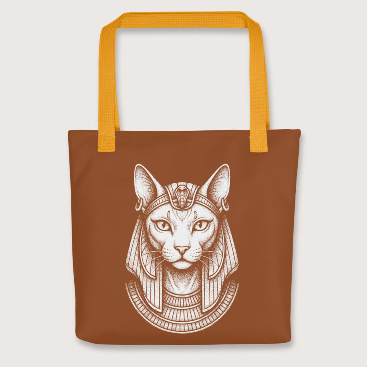 Yellow Bastet Bag - history buff gift by HistoHead