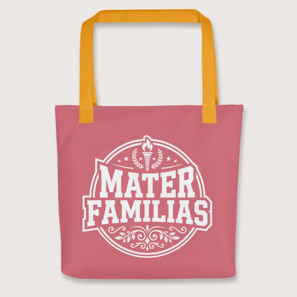 Yellow Mater Familias Latin Bag - history buff gift by HistoHead