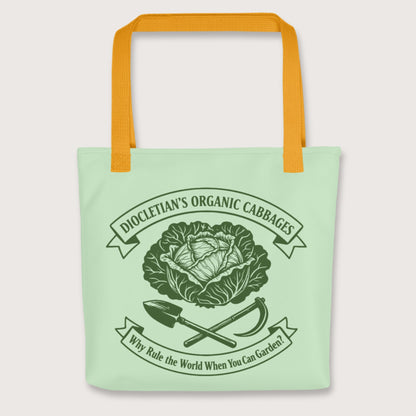 Yellow Diocletian's Cabbage Bag - history buff gift by HistoHead