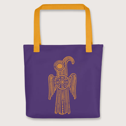 Yellow Anglo-Saxon Eagle Bag - history buff gift by HistoHead