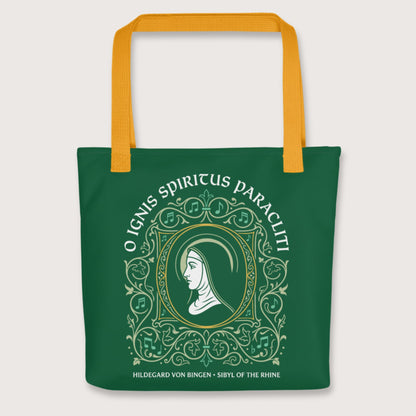 Yellow Hildegard von Bingen Bag - history buff gift by HistoHead
