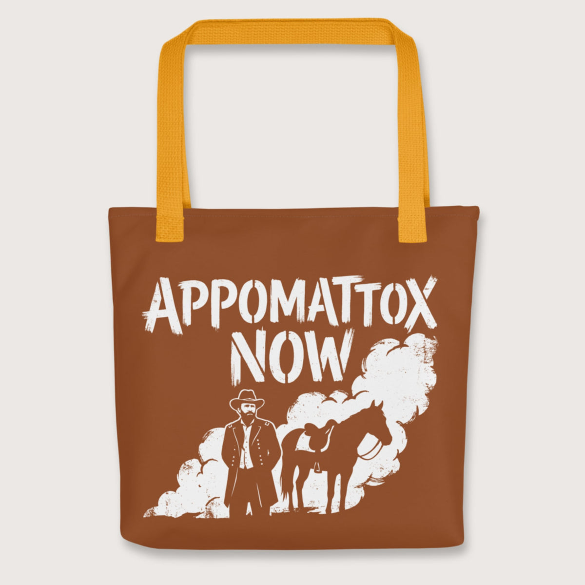 Yellow Appomattox Now Bag - history buff gift by HistoHead