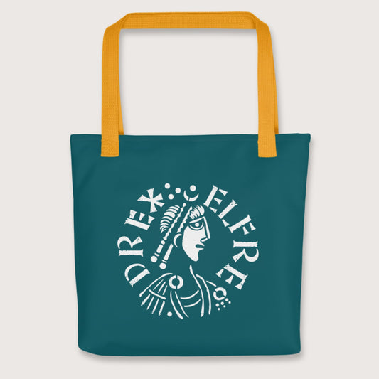 Yellow Alfred the Great Penny Bag - history buff gift by HistoHead