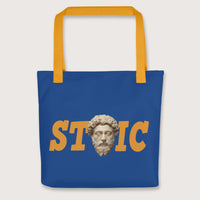Yellow Stoic Marcus Aurelius Bag - history buff gift by HistoHead