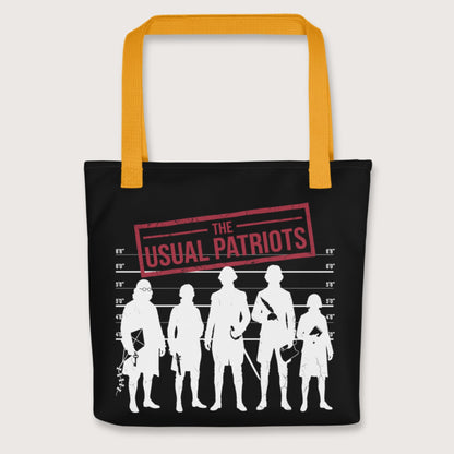 Yellow The Usual Patriots Bag - history buff gift by HistoHead