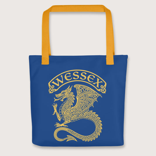 Yellow Wessex Dragon Bag - history buff gift by HistoHead