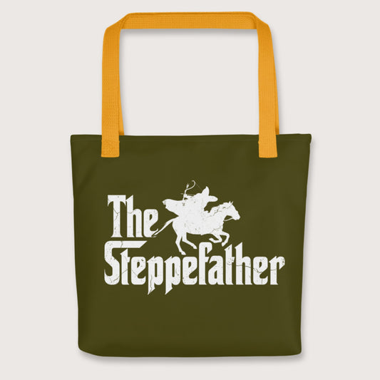 Yellow The Steppefather Parthian Shot Bag - history buff gift by HistoHead