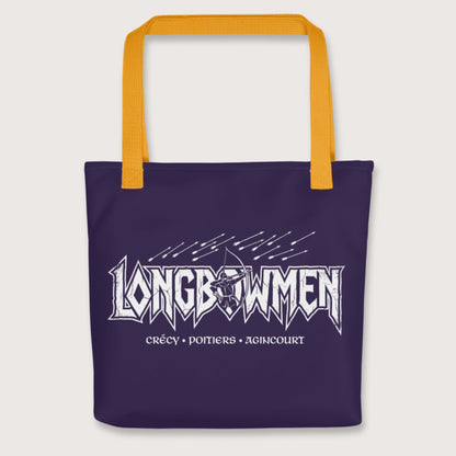 Yellow Longbowmen Bag - history buff gift by HistoHead