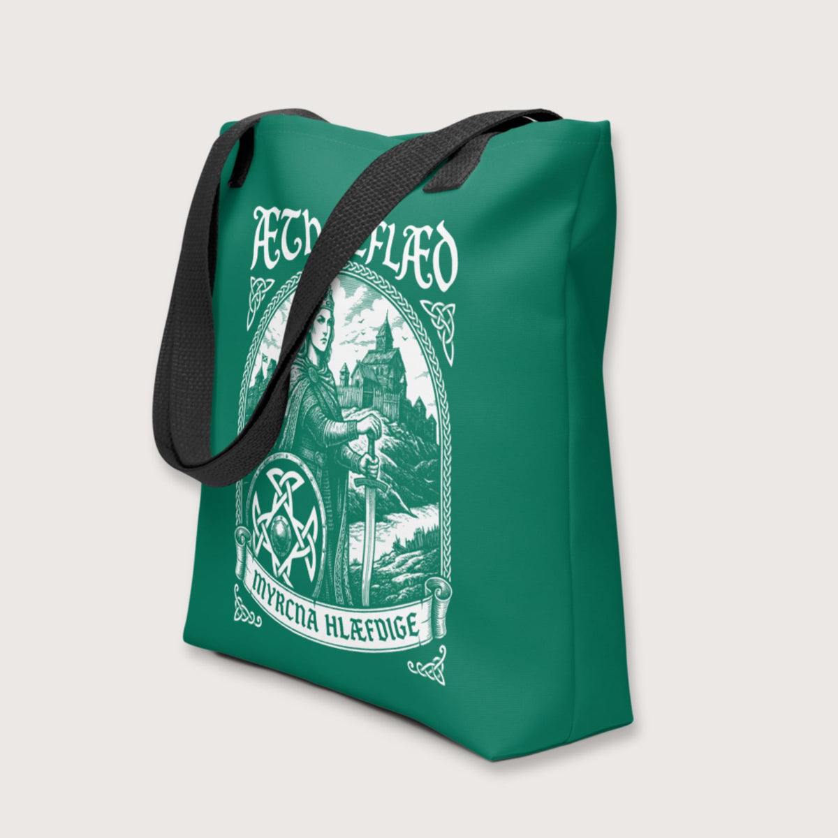 Aethelflaed Lady of the Mercians Old English Bag - history buff gift by HistoHead