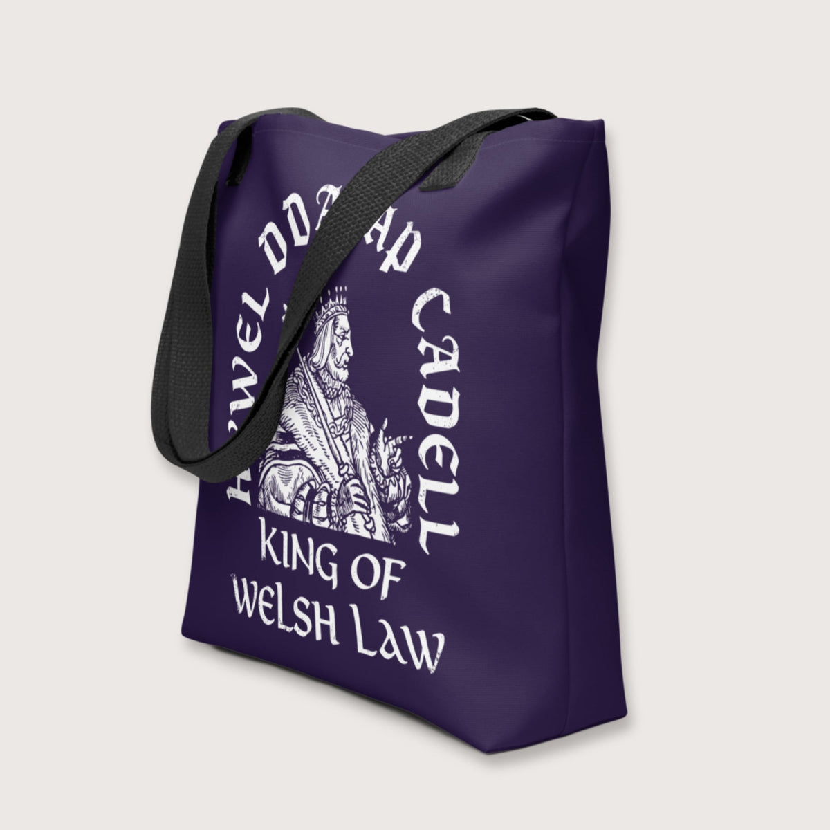 Hywel Dda King of Welsh Law Bag - history buff gift by HistoHead