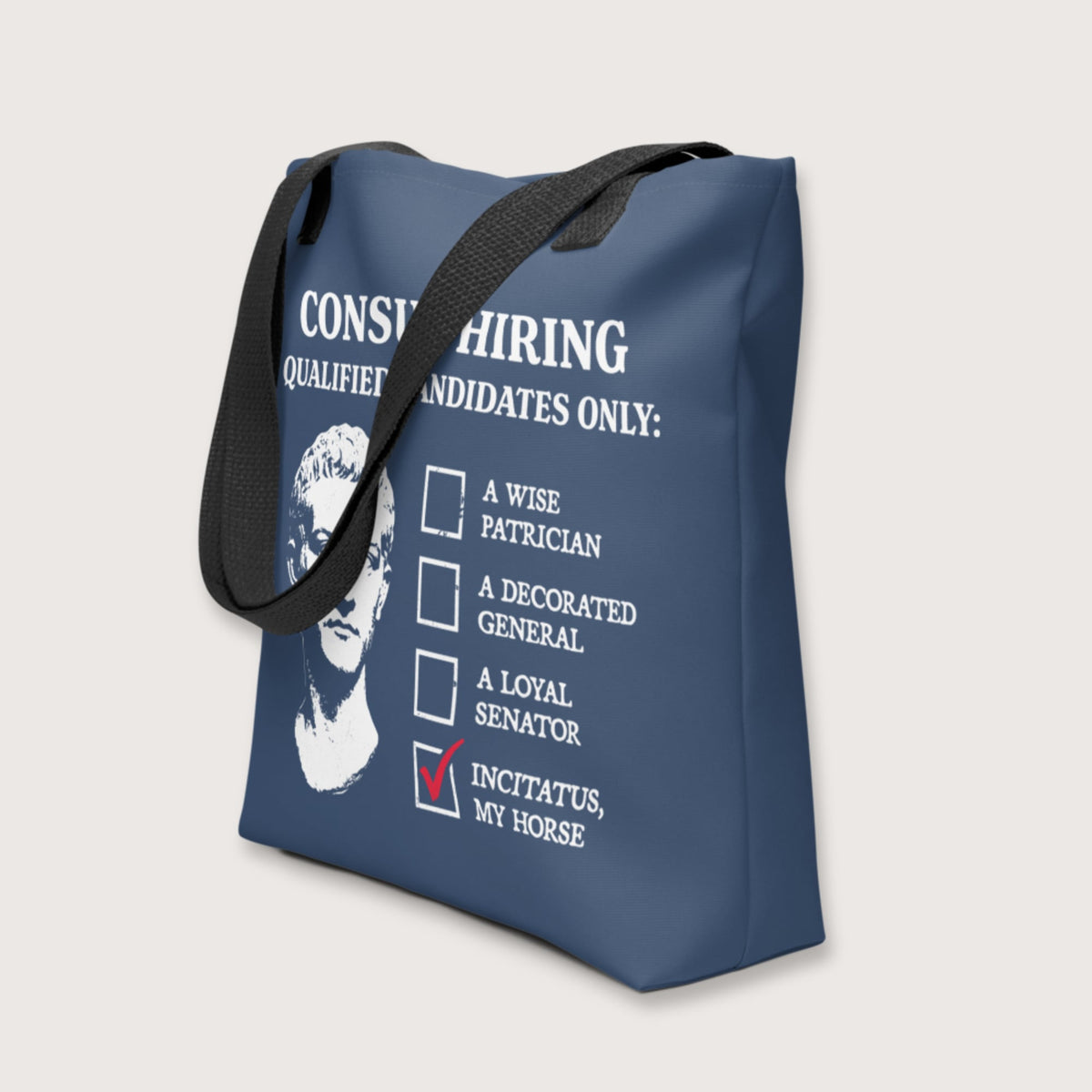 Caligula's Nominee for Consul Bag - history buff gift by HistoHead