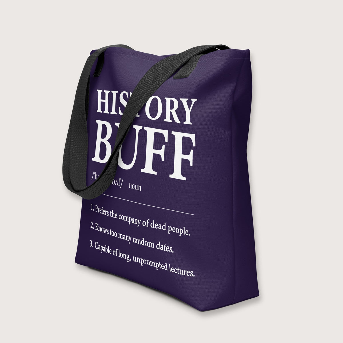 History Buff Definition Bag - history buff gift by HistoHead