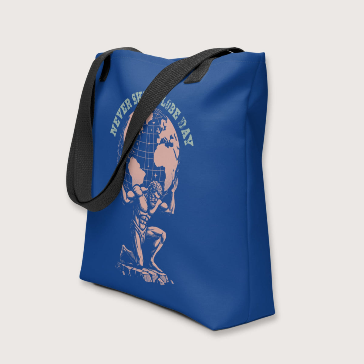 Atlas Never Skip Globe Day Bag - history buff gift by HistoHead