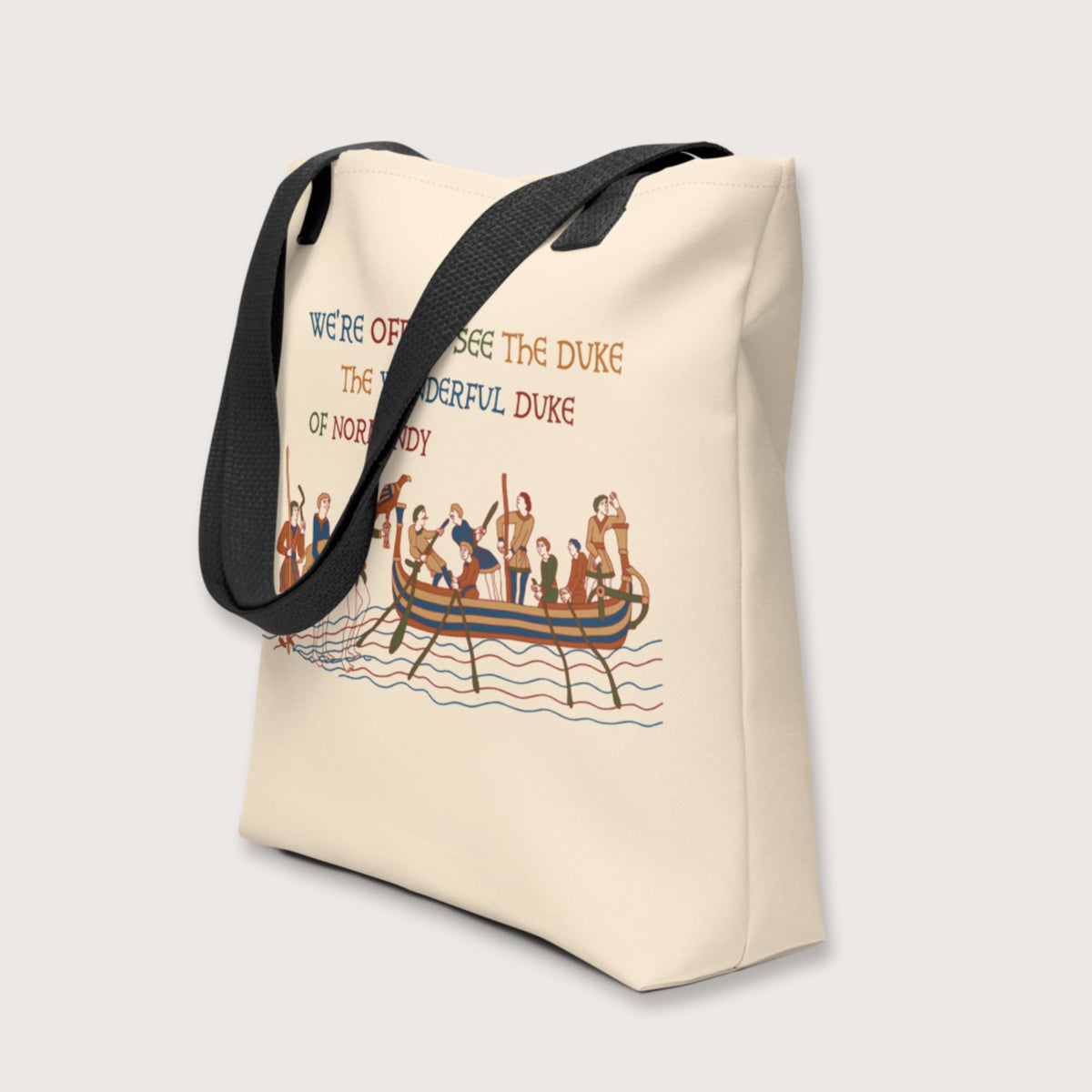Bayeux Tapestry We're Off to See the Duke Bag - history buff gift by HistoHead