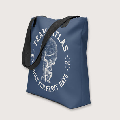 Team Atlas Built For Heavy Days Bag - history buff gift by HistoHead