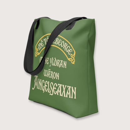 In My Defense My Ancestors Were Anglo-Saxons in Old English Bag - history buff gift by HistoHead