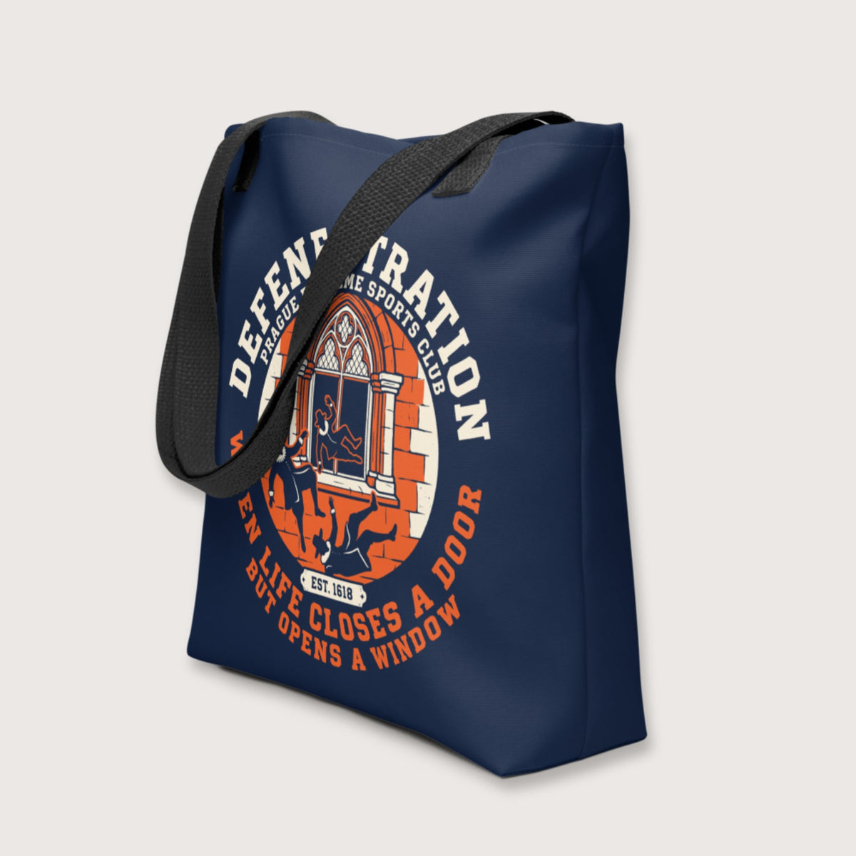 Defenestration Prague Extreme Sports Club Bag - history buff gift by HistoHead