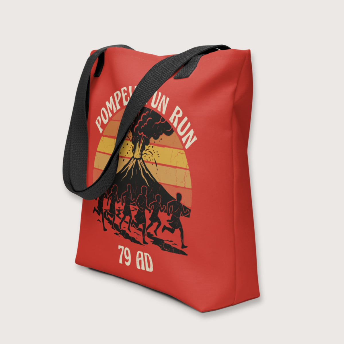 Pompeii Fun Run Retro Bag - history buff gift by HistoHead