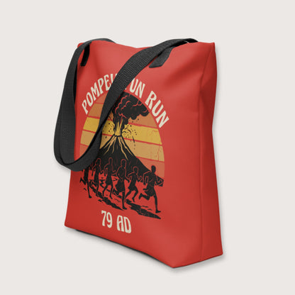 Pompeii Fun Run Retro Bag - history buff gift by HistoHead