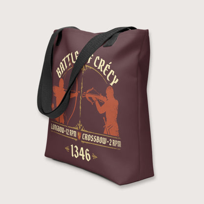 Battle of Crecy 1346 Bag - history buff gift by HistoHead