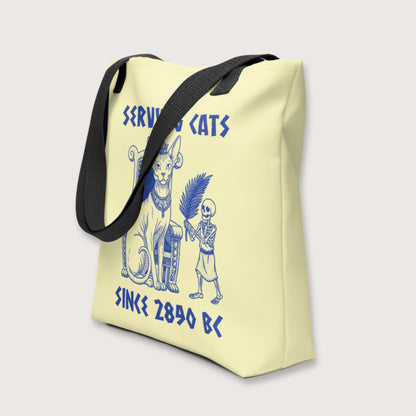 Serving Cats Since 2890 BC Bag - history buff gift by HistoHead