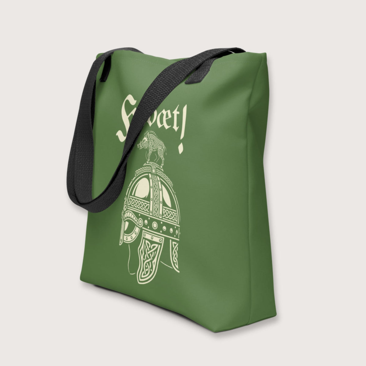 Hwæt Boar-Crested Helmet Bag - history buff gift by HistoHead