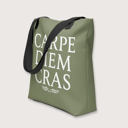 Seize the Day Tomorrow in Latin Bag - history buff gift by HistoHead